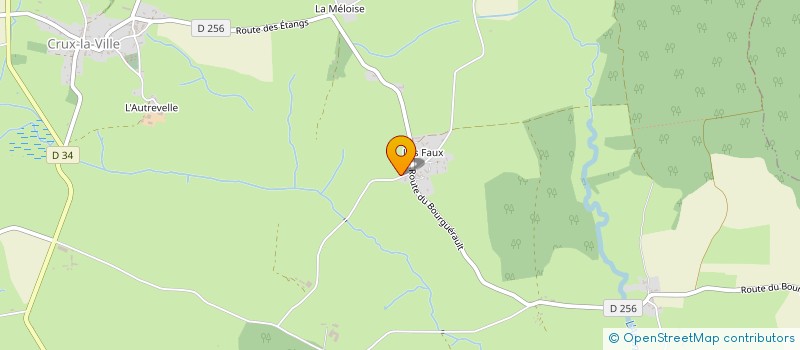 localisation de l'entreprise SCI GLORIEUX  SAINT-SAULGE