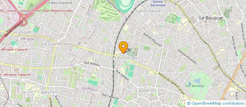 localisation de l'entreprise SCI GLORIS  BORDEAUX