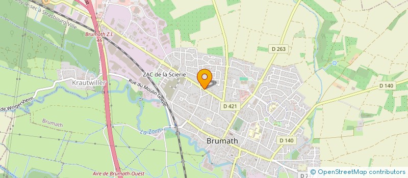 localisation de l'entreprise SCI GLOUFFY  WINGERSHEIM LES QUATRE BANS