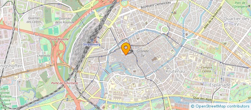 localisation de l'entreprise SCI GLOXIN ADW  STRASBOURG