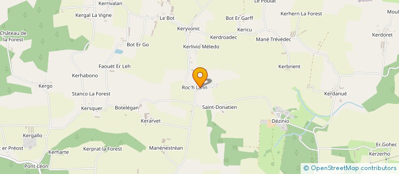 localisation de l'entreprise SCI GLP  LANGUIDIC