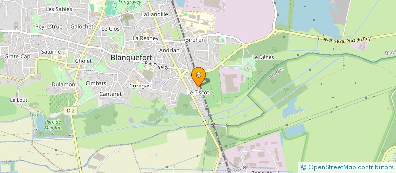localisation de l'entreprise SCI GLP SANCHEZ à BLANQUEFORT