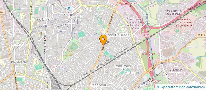 localisation de l'entreprise SCI GLPS à TOULOUSE