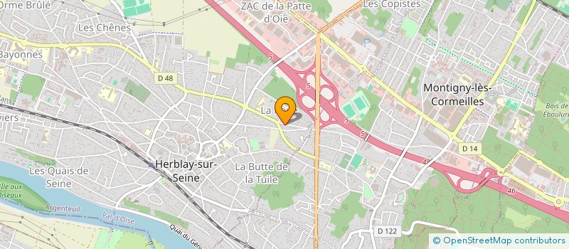 localisation de l'entreprise SCI GLR  HERBLAY-SUR-SEINE