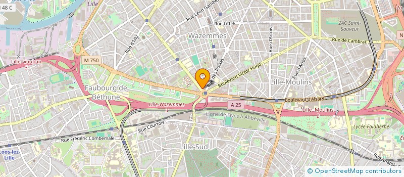 localisation de l'entreprise SCI GLR  LILLE