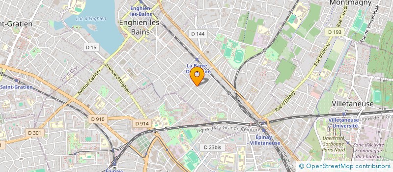 localisation de l'entreprise SCI GLS  DEUIL-LA-BARRE