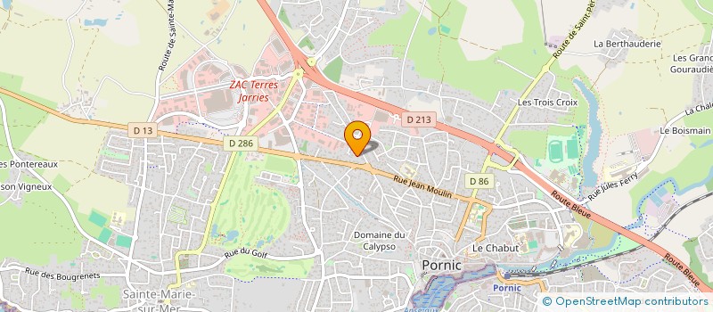 localisation de l'entreprise SCI GLSJ  PORNIC