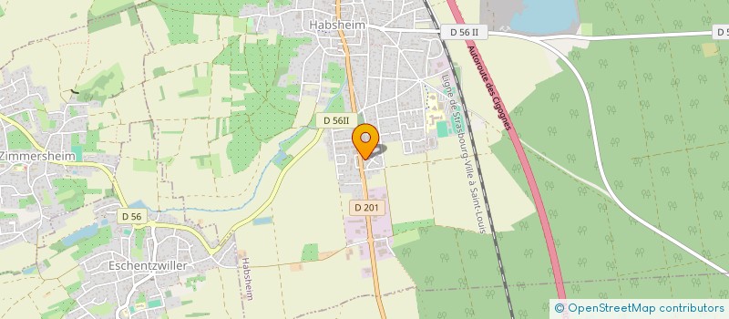 localisation de l'entreprise SCI GLUCK MICHAEL ET HELENE  HABSHEIM