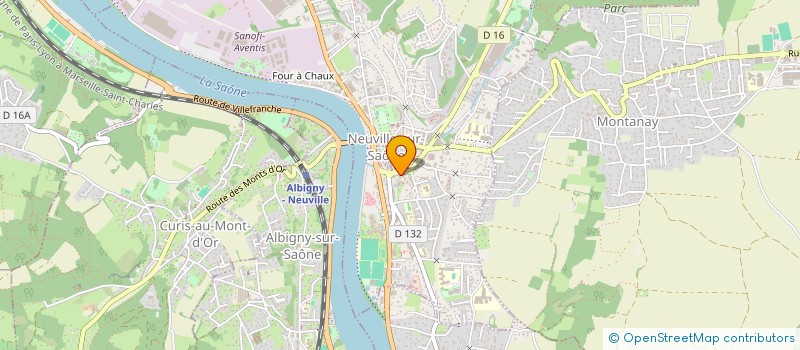 localisation de l'entreprise SCI GLUDOF  NEUVILLE-SUR-SAONE