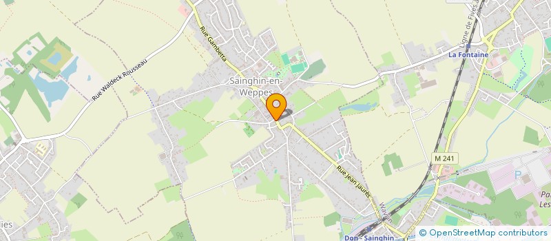 localisation de l'entreprise SCI GLXCE  SAINGHIN-EN-WEPPES