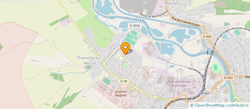 localisation de l'entreprise SCI GLYBET à THIERVILLE-SUR-MEUSE