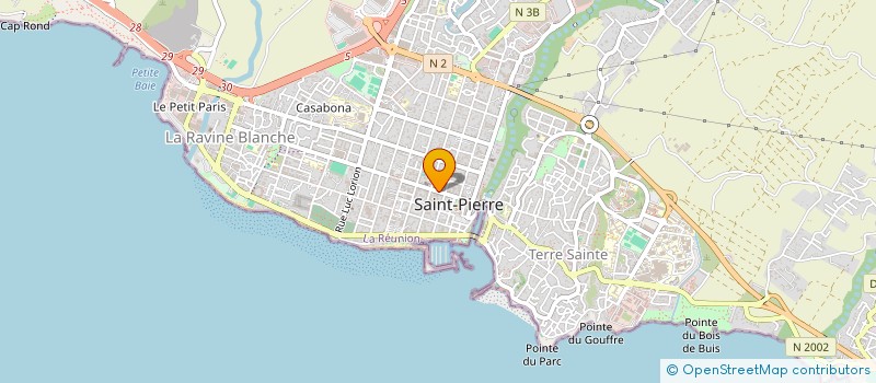 localisation de l'entreprise SCI GLYCINE à SAINT-PIERRE