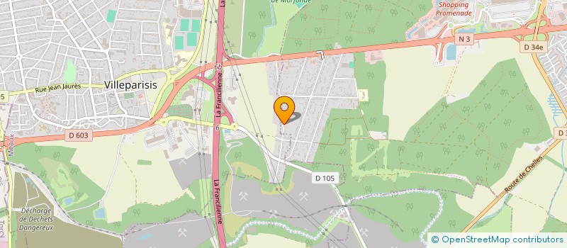 localisation de l'entreprise SCI GLYCINES  CLAYE-SOUILLY