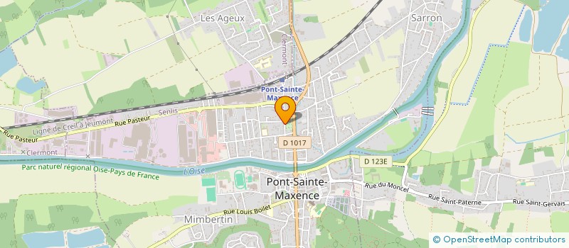 localisation de l'entreprise SCI GM  PONT-SAINTE-MAXENCE