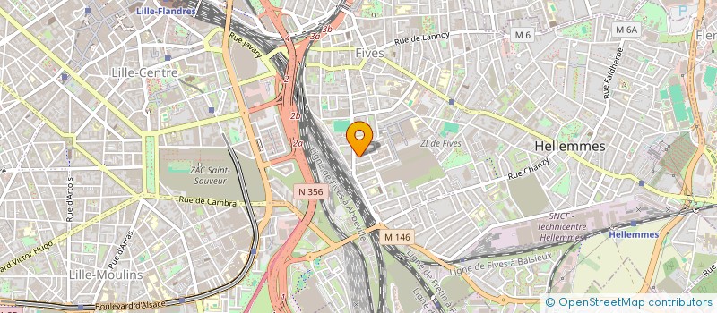 localisation de l'entreprise SCI GM à LILLE