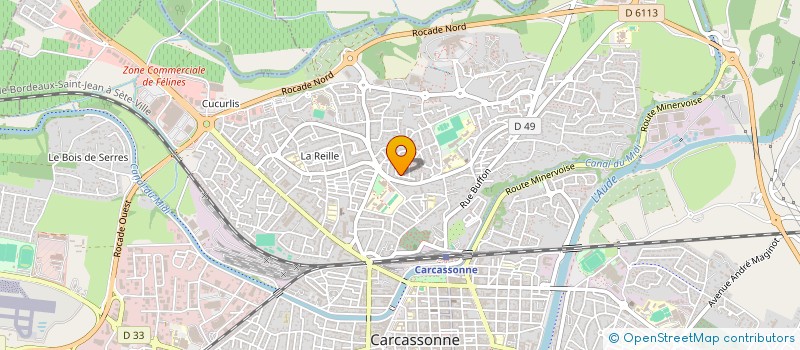 localisation de l'entreprise SCI GM à CARCASSONNE