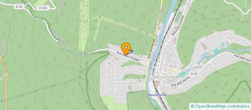 localisation de l'entreprise SCI GM  NOUZONVILLE