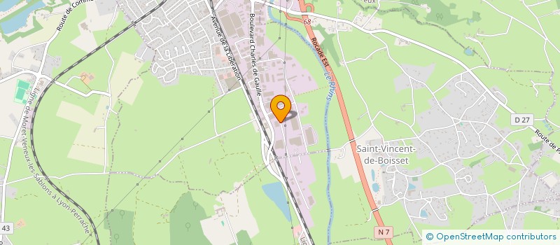 localisation de l'entreprise SCI GM  LE COTEAU