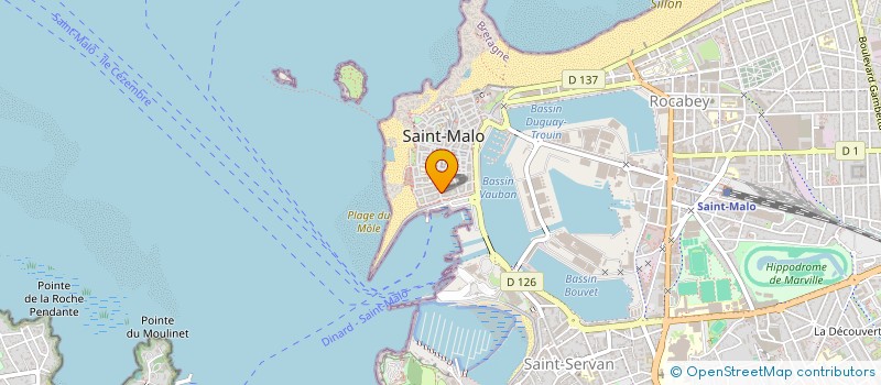 localisation de l'entreprise SCI GM ALICE  SAINT-MALO