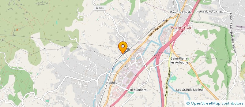 localisation de l'entreprise SCI GM DCV INVEST  AUBAGNE