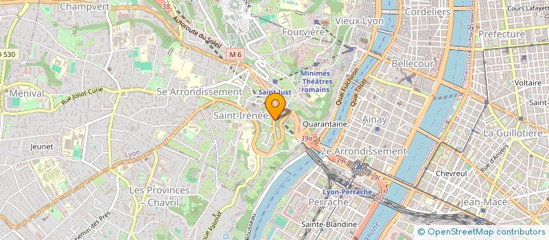 localisation de l'entreprise SCI GM FUZIER  LYON 5EME