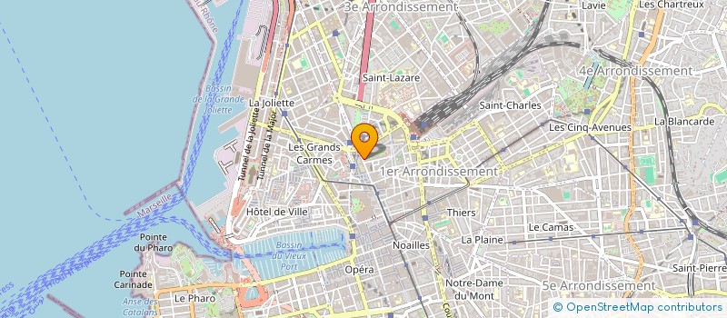 localisation de l'entreprise SCI GM IMMO INVEST à MARSEILLE