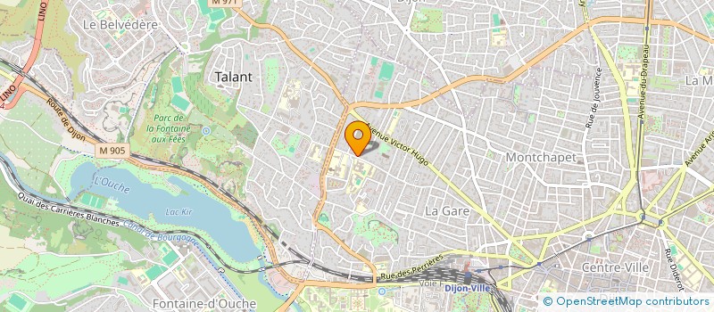 localisation de l'entreprise SCI GM IMMOBILIER à DIJON
