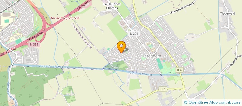 localisation de l'entreprise SCI GM INVEST  TETEGHEM-COUDEKERQUE-VILLAGE