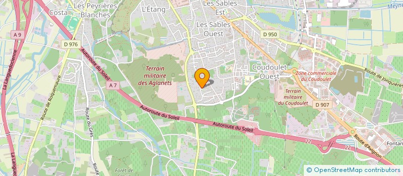 localisation de l'entreprise SCI GM INVESTISSEMENTS  ORANGE