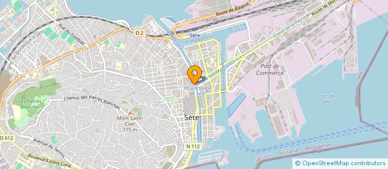 localisation de l'entreprise SCI GM IV  SETE