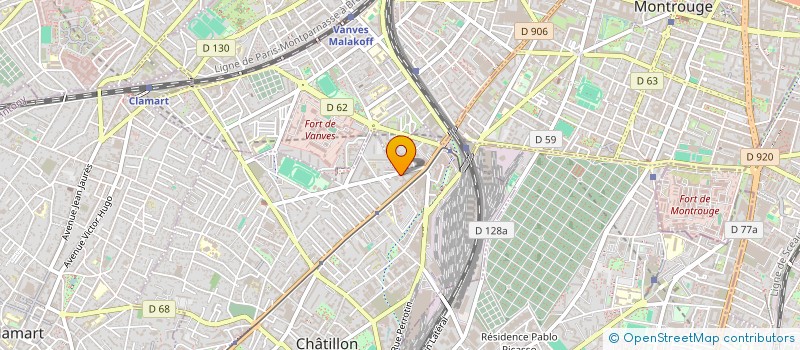 localisation de l'entreprise SCI GM PATRIMOINE  MONTROUGE