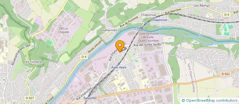 localisation de l'entreprise SCI GM PONTOISE  PONTOISE