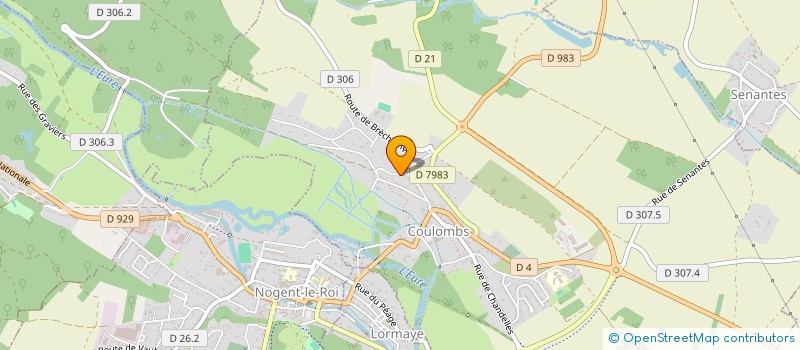 localisation de l'entreprise SCI GM1 à COULOMBS