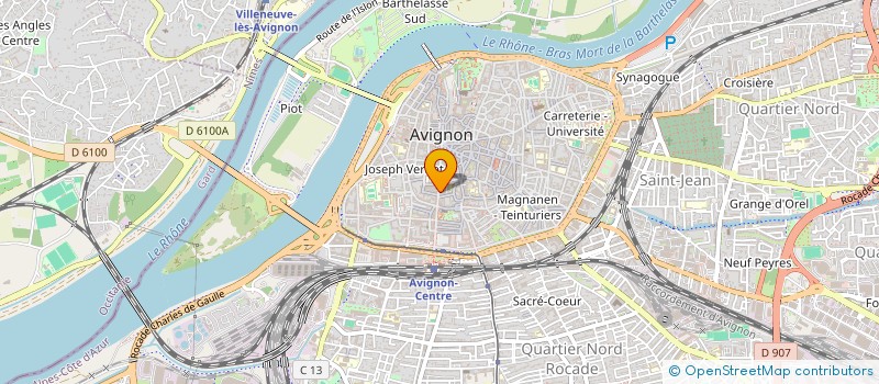 localisation de l'entreprise SCI GMA  AVIGNON