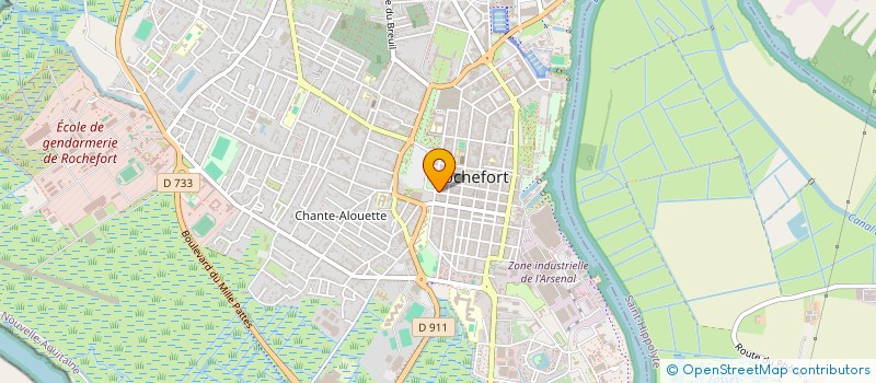 localisation de l'entreprise SCI GMA  ROCHEFORT