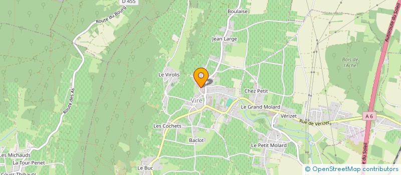 localisation de l'entreprise SCI GMA à VIRE