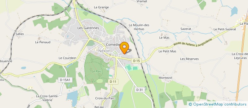 localisation de l'entreprise SCI GMA  NEXON