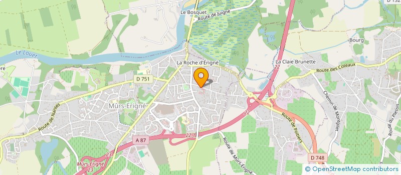 localisation de l'entreprise SCI GMAE  MURS-ERIGNE