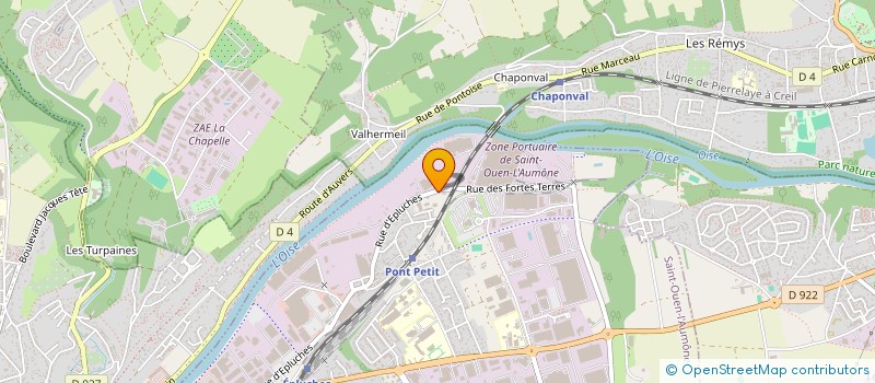 localisation de l'entreprise SCI GMB à SAINT-OUEN-L'AUMONE