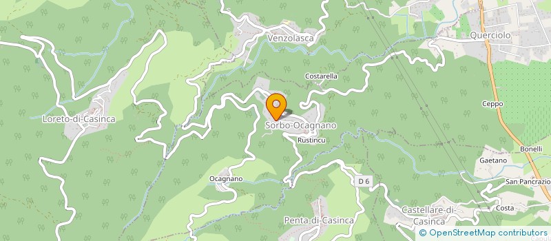 localisation de l'entreprise SCI GMB à SORBO-OCAGNANO