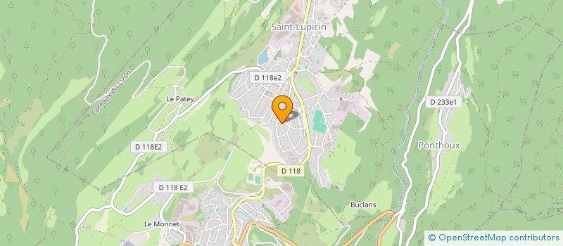 localisation de l'entreprise SCI GMBD  COTEAUX DU LIZON