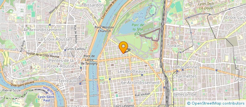 localisation de l'entreprise SCI GMBX  LYON