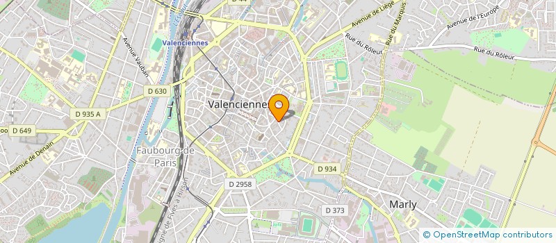 localisation de l'entreprise SCI GMC  VALENCIENNES