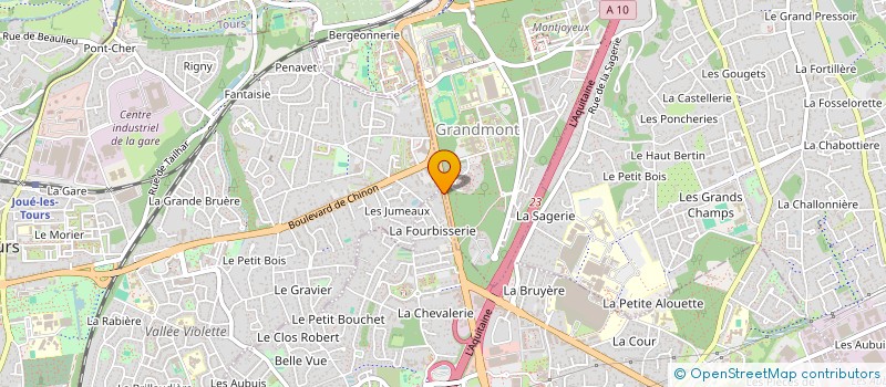 localisation de l'entreprise SCI GMC  CHAMBRAY-LES-TOURS