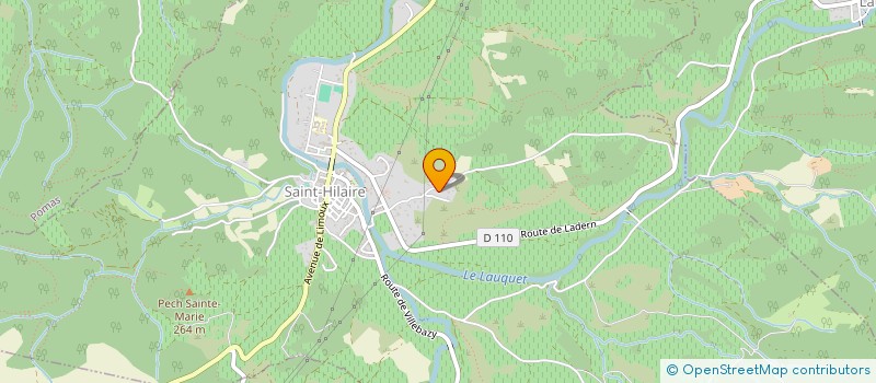 localisation de l'entreprise SCI GMC  SAINT-HILAIRE