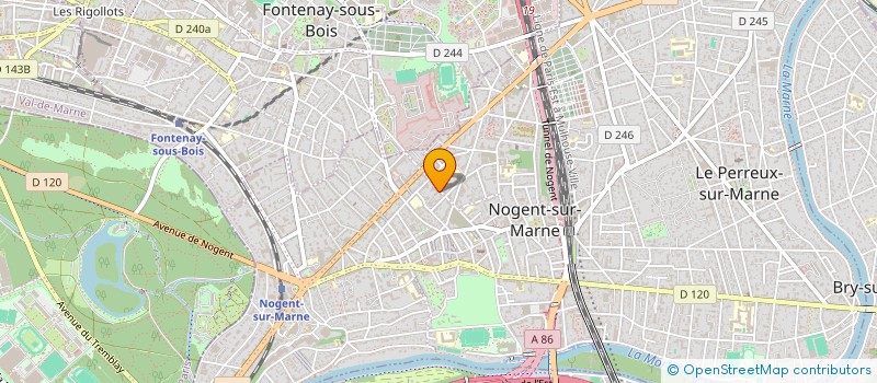 localisation de l'entreprise SCI GMC TONNERRE  NOGENT-SUR-MARNE