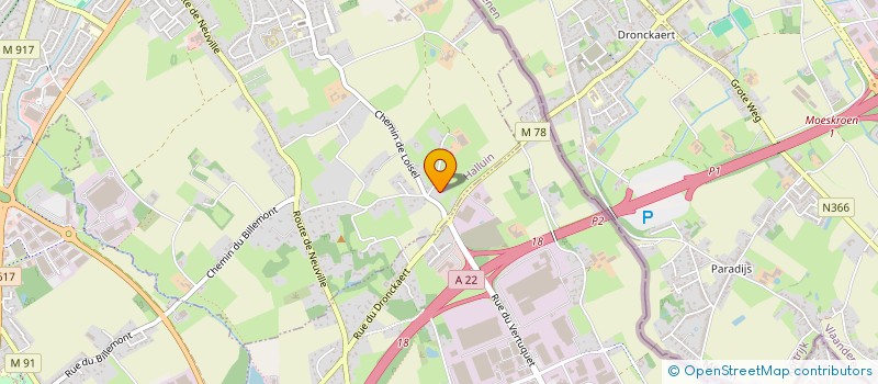 localisation de l'entreprise SCI GMC1  HALLUIN