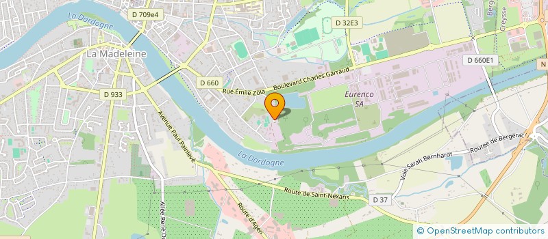 localisation de l'entreprise SCI GMCA à BERGERAC