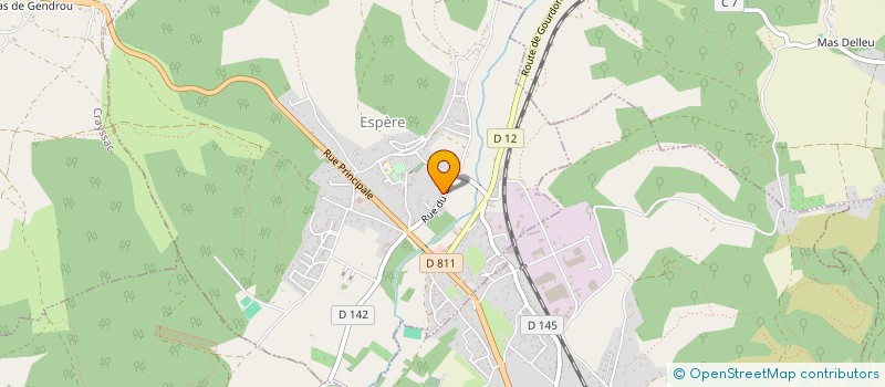 localisation de l'entreprise SCI GMCE FAMILLE GUIRAL  ESPERE