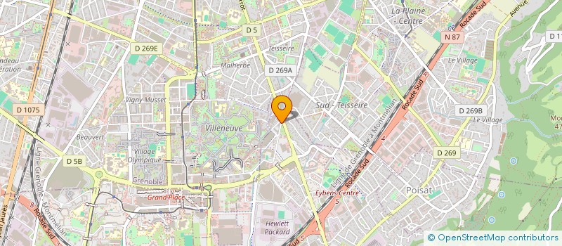 localisation de l'entreprise SCI GMCF  EYBENS